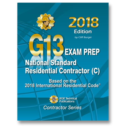 G13 National Standard Residential Building Contractor (C) 2018