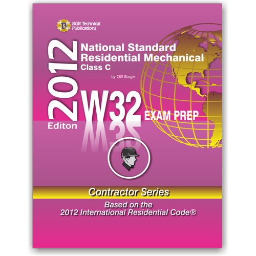 W32 National Standard Residential Mechanical Exam Workbook